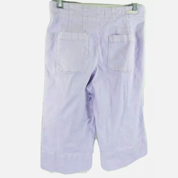 Pilcro and the Letterpress Ultra High Rise Wide Leg Crop - Picture 3 of 5